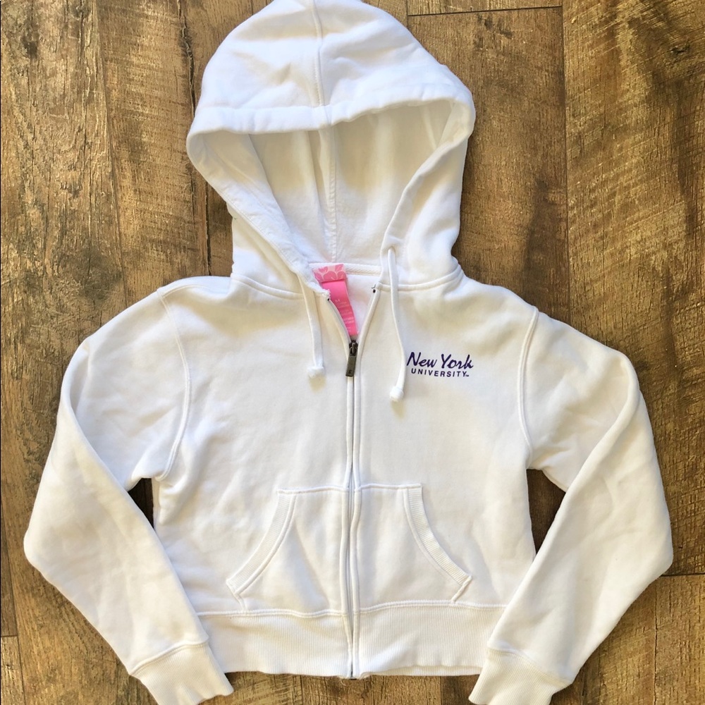 NEW✨NEW YORK UNIVERISTY Womens Zip-Up Hoodie